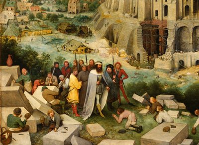 Tower of Babel (Detail) by Pieter Bruegel the Elder